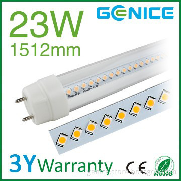 High lumens 23W LED tube light with 100LPW T8 LED fluorescent tube